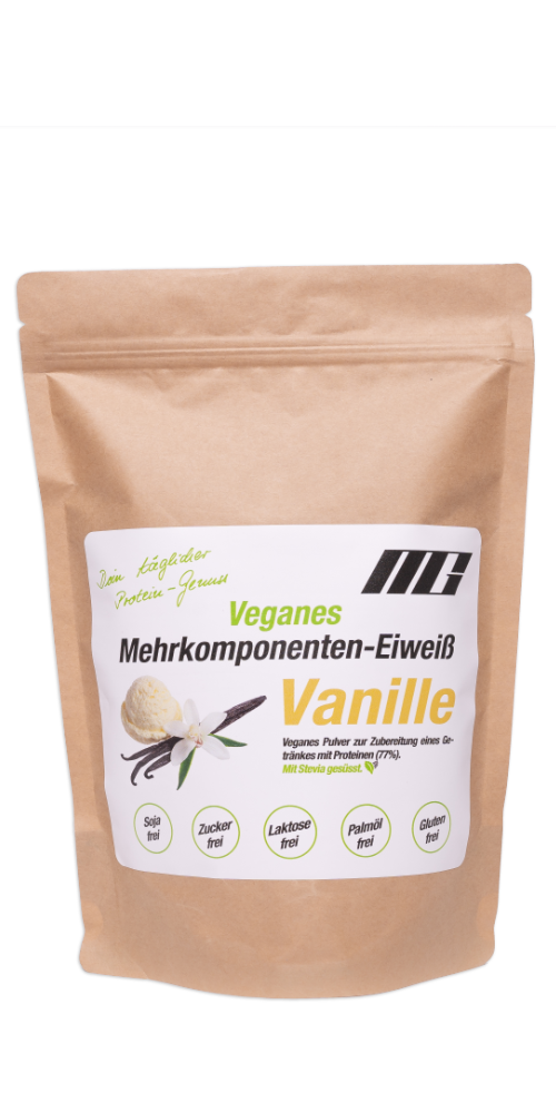 Eiweisspulver im Nachfüllpack Geschmack Vanille (vegan)
